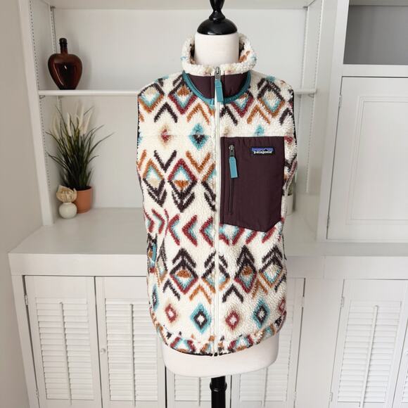 Patagonia Jackets & Blazers - Patagonia Classic Retro-X Vest Sherpa Synchilla Fleece Fern Dell Size M